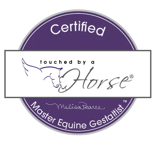 Certified Master Equine Gestaltist seal from Touched by a Horse
